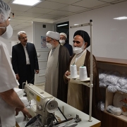 بازدید از کارگاه تولید ماسک
