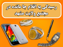 اجناس گم شده